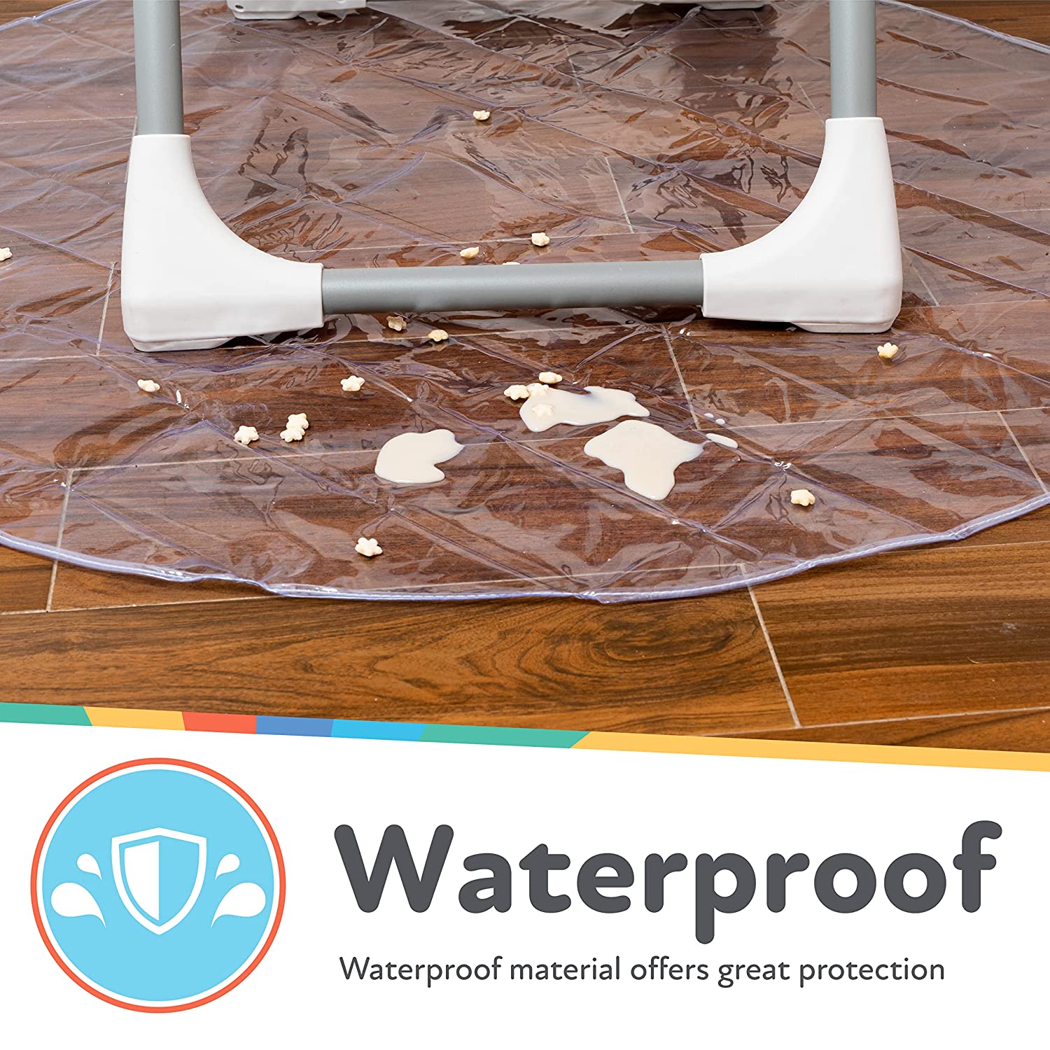 No-Mess Mealtime Floor Mat