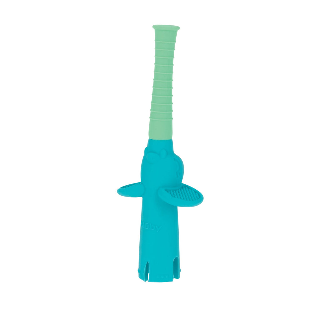 Sensory Tube Teethers (2 Pack) | Aqua & Yellow